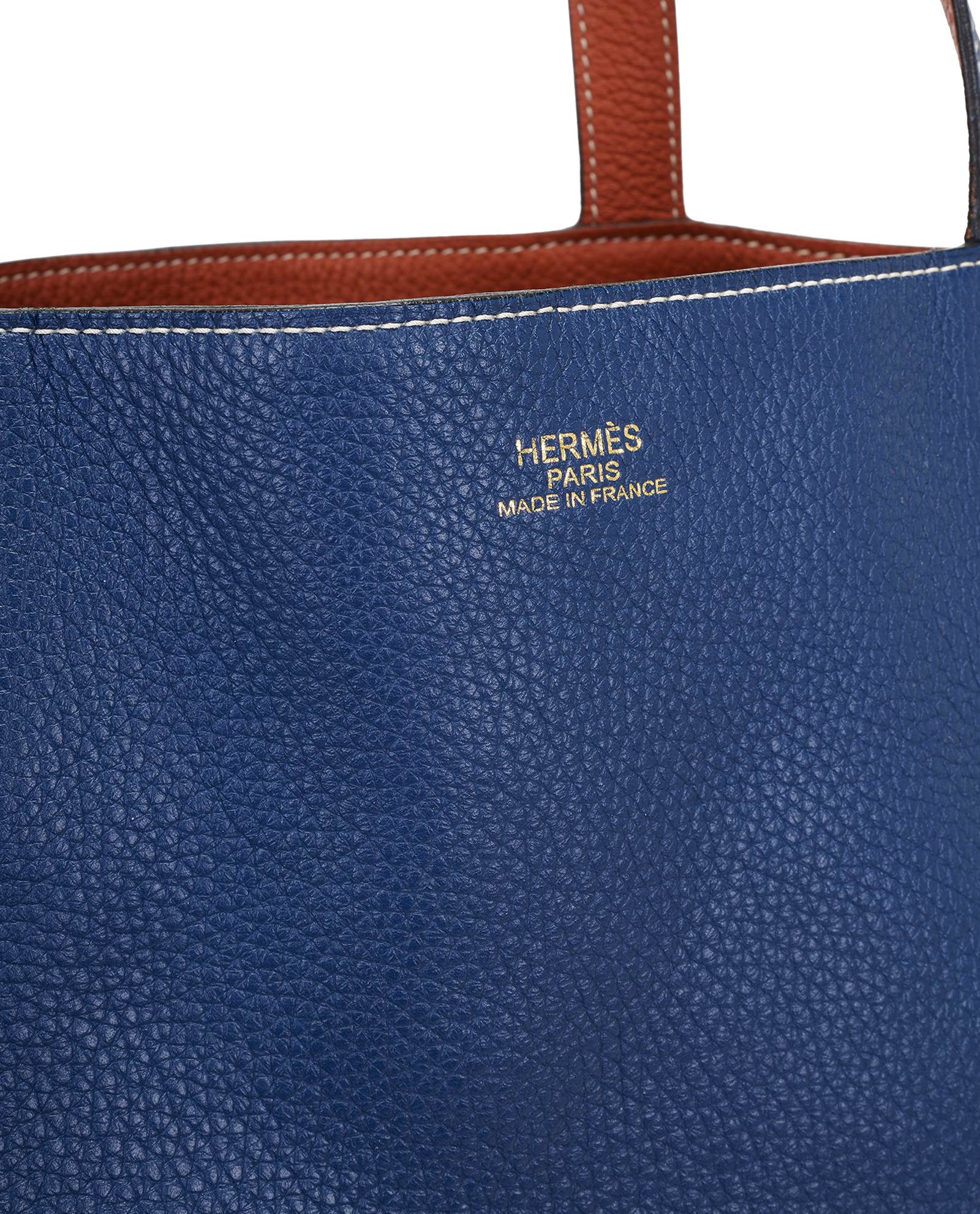 Double sense Tote 40 In Deep Blue Brique Clemence Leather, &pound;950, Handbags, Blue, Leather, Other view